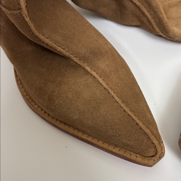 NWOT Free People Sway Low Brown Suede Knee-High Boots - 39/8.5 - Picture 9 of 15